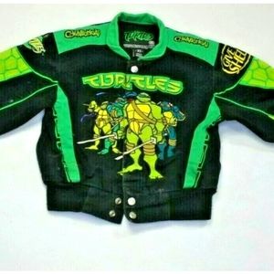Vintage Teenage Mutant Ninja Turtles Detailed  Embroidered Jacket 2009 Kids XS